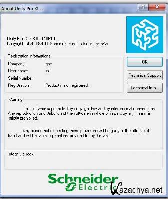 schneider electric unity pro license serial number